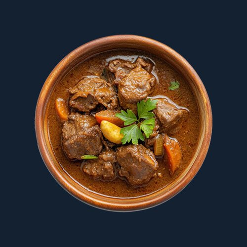 Turkish meat stew with aromatic spices